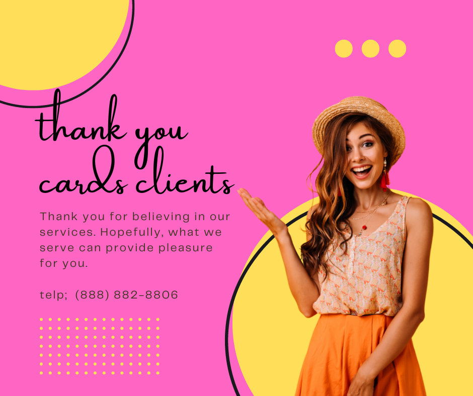 Thank you cards clients