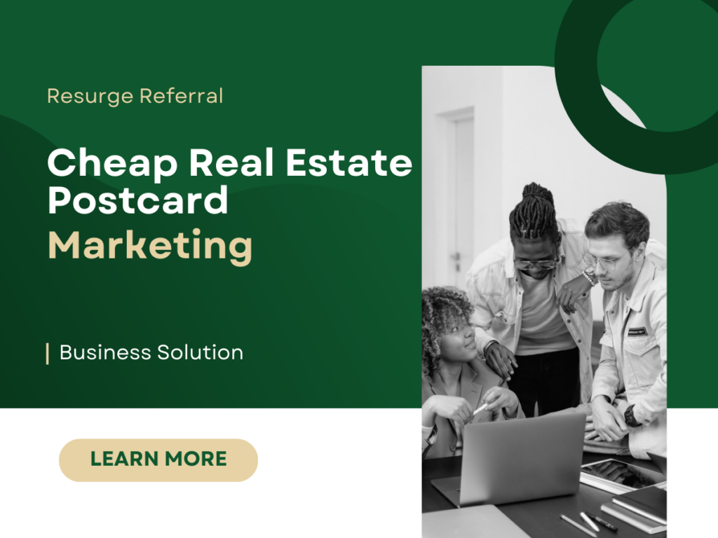 Cheap Real Estate Postcard Marketing